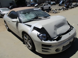 2003 MITSUBISHI ECLIPSE GS SPYDER WHITE 2.4L AT 163762